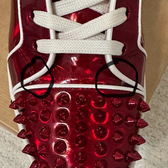 Christian Louboutin Lou Spikes 2 Flat - Picture 16 of 16